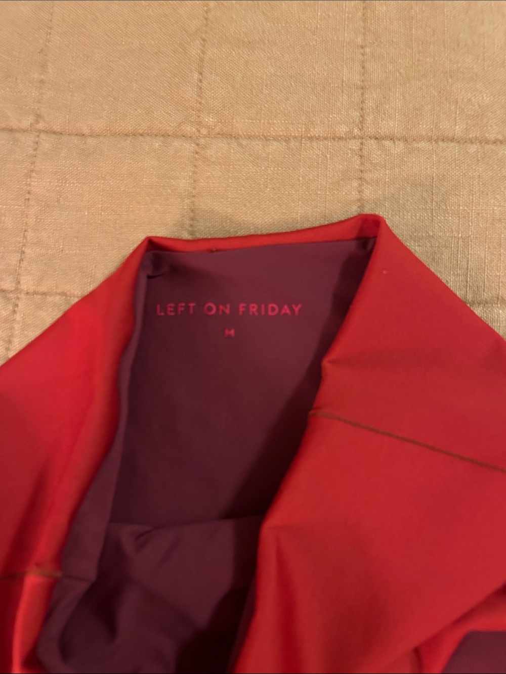 Left on Friday High-Waisted Red Bikini Bottoms - Picture 2 of 2